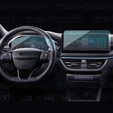 OROEL OTOMOTİV Ford Focus Uyumlu 13,2 Inç Navigasyon ve 12,3 Inç Dijital Gösterge 9h Nano Ekran Koruyucu 2li Set