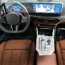 OROEL OTOMOTİV Bmw M3 Compitetion Uyumlu Navigasyon,dijital Gösterge ve Vites Etrafı Nano ve Piano Black 9h Tpu Koruyucu 2 Li Set 2023-2026
