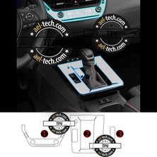 OROEL OTOMOTİV Toyota Corolla Cross Uyumlu Vites Etrafı,vites Göstergeve Klima Üstü Piano Black Tpu Koruyucu 3lü S