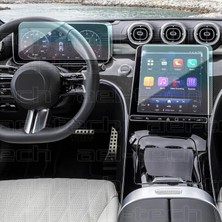 OROEL OTOMOTİV Mercedes Cle Seri Navigasyon ve Dijital Gösterge Uyumlu Nano Ekran Koruyucu 2li Set