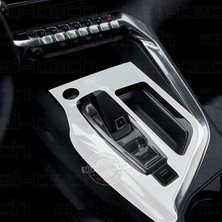 OROEL OTOMOTİV Peugeot 3008 Allure Piano Black Joystick Vites Orta Konsol Uyumlu Nano Koruyucu 2016-2022