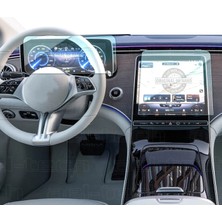 OROEL OTOMOTİV Mercedes Eqe Seri Navigasyon ve Dijital Gösterge Uyumlu Nano Ekran Koruyucu 2li Set 2022-2025