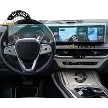 OROEL OTOMOTİV Bmw X7 Serisi Dijital Gösterge ve Navigasyon Uyumlu Nano Ekran Koruyucu 2023-2027