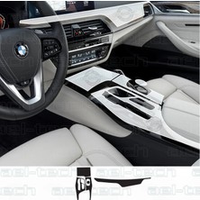 OROEL OTOMOTİV Bmw 5 Seri Uyumlu Piano Black Tpu Koruyucu 4 Lü Set 2021-2024