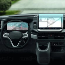 OROEL OTOMOTİV Volkswagen Crafter Uyumlu 10,4 Inç Navigasyon ve Dijital Gösterge 9h Nano Ekran Koruyucu 2'li Set 2025-2026