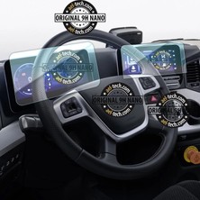 OROEL OTOMOTİV Mercedes Actros Uyumlu Dijital Gösterge ve Navigasyon 9h Nano Ekran Koruyucu 2’li Set 2025-2026