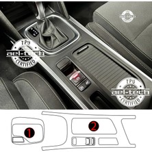 OROEL OTOMOTİV Renault Megane Uyumlu Otomatik Vites Etrafı Tpu Koruyucu 2li Set 2022-2026