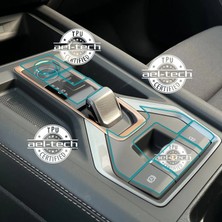 OROEL OTOMOTİV Cupra Formentor,leon Uyumlu Vites Etrafı Piano Black Tpu Koruyucu 6lı Set 2025-2026