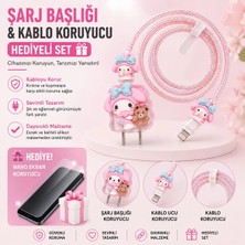 Jolita iPhone 14 Plus Uyumlu Nano Ekran Koruyucu Hediyeli Şarj Başlığı & Kablo Koruyucu Koruma Seti