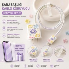 Jolita iPhone 17 Uyumlu Nano Ekran Koruyucu Hediyeli Şarj Başlığı & Kablo Koruyucu Koruma Seti