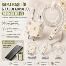 Jolita iPhone 16 Pro Max Uyumlu Nano Ekran Koruyucu Hediyeli Şarj Başlığı & Kablo Koruyucu Koruma Seti