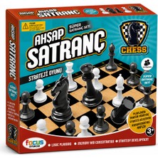 Ahşap Satranç Oyunu 29,5X29,5 cm – Strateji ve Zeka Geliştirici 2 Kişilik Satranç Seti