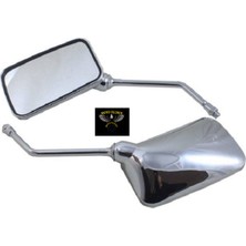 Moto Ulusoy Ayna Takımı Krom 10MM Düz Diş Mondıal Zn Znu 125 Kt 125 Chopper