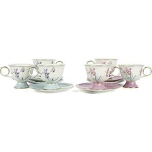 Mikasa Moor Lilyum 6lı Kahve Fincanı Seti Çiçekli 90 ml