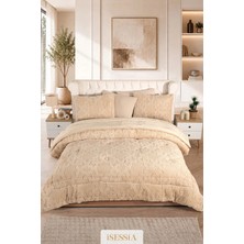 Isessia Lina Çift Kişilik Jakarlı Wellsoft Uyku Seti | Çift Taraflı | 230X250 cm | Çantalı