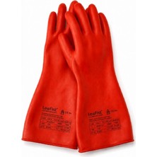 Gümrük Bey Leefist Elektrikçi Izole Eldiveni Class 1 – 7500V, Kırmızı/sarı