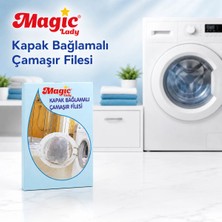 Magic Lady Kapak Bağlamalı Çamaşır Filesi