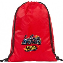 Hero Tasarım Hero tasarım Motor Rider - Ipli Spor Sırt Çantası - Günlük - Okul 35*46CM One Size | INN1010