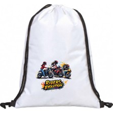 Hero Tasarım Hero tasarım Motor Rider - Ipli Spor Sırt Çantası - Günlük - Okul 35*46CM One Size | INN1010
