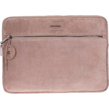 BloominBag Mist Still Hakiki Süet Deri 13-14 Inç Macbook/laptop Kılıfı