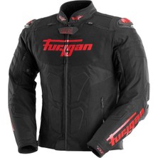 Furygan Tx Raptor Motosiklet Ceketi Siyah Kırmızı