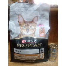 Purina Pro Plan Derma Care Somonlu Tüy Yumağı Önleyici Yetişkin Kedi Maması 3kg+3 Adet Gourmet Gold Ton Balıklı Kedi Konserve 85 Gram