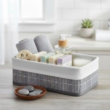 Bella Vista Çok Amaçlı Bambu Detaylı Saklama Kutusu - 25X15X8 cm
