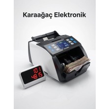 Karaağaç Elektronik Golden Mix 5 Ülke Karışık Para Sayma Makinesi Tl-Usd-Euro-Gbp-Syp