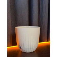 Alya Line Modern Saksı 5lt. Beyaz
