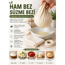 Magic Lady Yıkanabilir Ham Bez Süzme Bezi ve Tarhana Kesesi