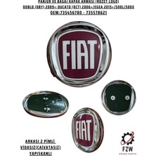 FZW Fiat (Dby) Doblo 09>/(Dct) Ducato 06>/EGEA/500L/500X Önpanjur ve Bagaj Kapak Arması (Logosu) 120MM Ø ÇAP735456780-735578621
