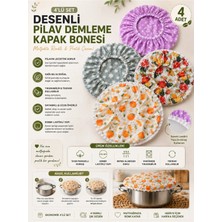 Magic Lady Desenli Pilav Demleme Kapak Bonesi Demlematik 4 Adet