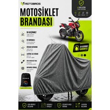 Motobros Bajaj Pulsar NS200 Motosiklet Branda (En Kalın) Kumaş Ömürlük Kullanım