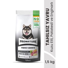 Pronature Tahılsız Yavru Kuru Köpek Maması (Perfect Growth) - Kuzu Etli Patatesli ve Enginarlı - 1,5kg