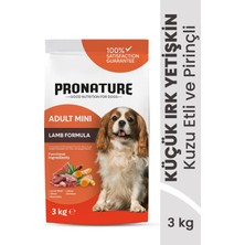 Pronature Küçük Irk Yetişkin Kuru Köpek Maması Kuzu Etli ve Pirinçli 3kg Daily Protect Formülü