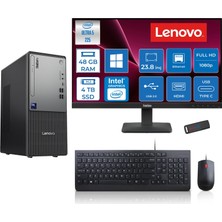 Lenovo Thinkcentre Neo 50T Gen 6 Intel Core Ultra 5 225 Upto 4.9ghz 48GB Ddr5 4tb SSD Intel® UHD Graphics 770 WIN11HOME +23.8"fhd Monitör Masaüstü Bilgisayar 13BD007UTR24H20+ZETTAUSBBELLEK