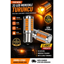 PINUKS Ampul Tek Duy 93 12V 33 LED Mercekli Turuncu ( 107437 ) Aksesuar Dünyası