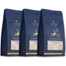Ezel Eterno Colombia La Meseta Supremo Filtre Kahve Çekirdeği Üçlü Set – 3 x 250gr – Kahve Makineleri ile Uyumlu
