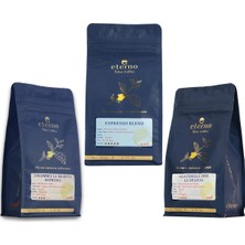 Ezel Eterno Öğütülmüş Üçlü Filtre Kahve Seti – 3 x 250gr