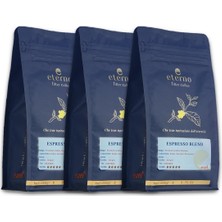 Ezel Eterno Espresso Blend Öğütülmüş Üçlü Filtre Kahve Seti – 3 x 250gr