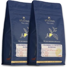 Ezel Eterno Colombia La Meseta Supremo Öğütülmüş İkili Filtre Kahve Seti – 2 x 250gr