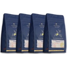 Ezel Eterno Colombia La Meseta Supremo Filtre Kahve Çekirdeği Dörtlü Set – 4 x 250gr – Kahve Makineleri ile Uyumlu