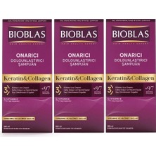 Bioblas Şampuan 360 ml Collagen - Keratin Hacim Şampuanı x 3 Adet