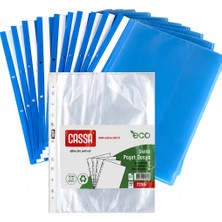 Cassa Şeffaf Dosya (100 Adet)+ 10 Adet Tel Dosya