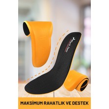 Empressco Yumuşak Ortopedik Tabanlık, Konforlu Spor Taban, Erkek ve Kadın Siyah