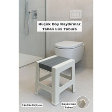 Funny Life Kaydırmaz Tabanlı Lüx Banyo Taburesi Standart Boy - Günlük Kullanım Çok Amaçlı Tabure