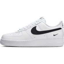 Nike Air Force 1 07 Lv8 Af1 Leather Unisex Sneaker Hakiki Deri Günlük Spor Ayakkabı Beyaz