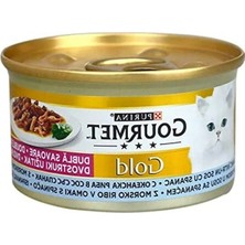 Bella Vista Kedi Konservesi, Okyanus Balığı ve Ispanaklı, 85 gr x 24 Paket