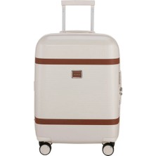 Samsonite Image Kırık Beyaz - 4 Tekerlekli Körüklü 55/20 Kabin Boy Valiz