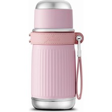 Jumbo Magic Pipetli Pembe Termos 650 ml